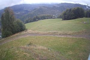 Brenna Ski Dolina Brenna Kamera 2 Widok na trasę narciarska