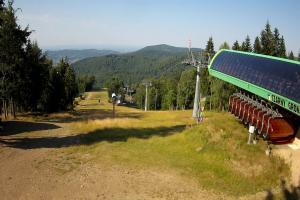 Rzyki Czarny Groń Widok z dolnej stacji