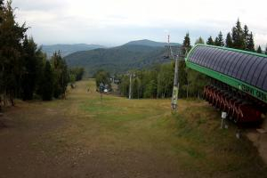 Rzyki Czarny Groń Widok z dolnej stacji
