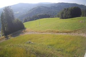 Brenna Ski Dolina Brenna Kamera 2 Widok na trasę narciarska