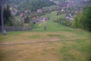 Wisła Cieńków Widok na stok