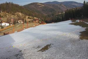 Kamera: Biały Krzyż Widok na stok Szczyrk Biały Krzyż Widok na stok