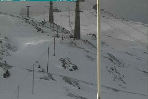 Przełecz Stelvio Passo Stelvio Widok na Górną stację Trincerone