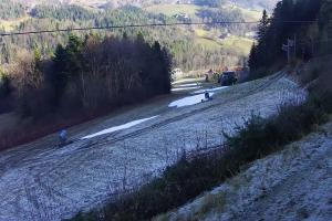 Laskowa-Kamionna Laskowa Ski Widok na stok