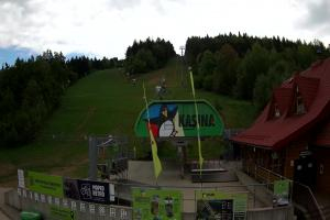 Kasina Wielka Kasina ski Dolna stacja kolejki krzesełkowej