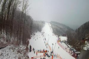 Wisła STOK – Stacja Narciarska Widok z dolnej stacji