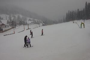 Szczyrk Biały Krzyż Widok na stok