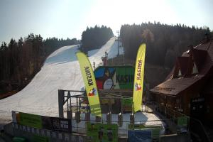 Kasina Wielka Kasina ski Dolna stacja kolejki krzesełkowej