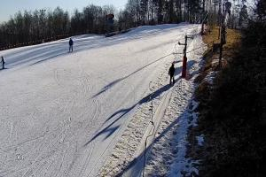 Stężyca Wieżyca Widok na stok