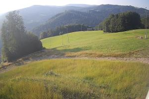Brenna Ski Dolina Brenna Kamera 2 Widok na trasę narciarska