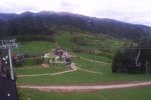 Kluszkowce Czorsztyn Ski Widok z górnej stacji