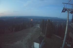 Krynica Jaworzyna Krynicka Widok ze szczytu Jaworzyny Krynickiej (1114 m n.p.m)