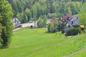 Laskowa-Kamionna Laskowa Ski Widok na stok