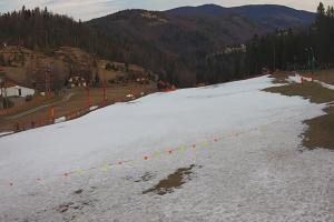 Kamera: Biały Krzyż Widok na stok Szczyrk Biały Krzyż Widok na stok