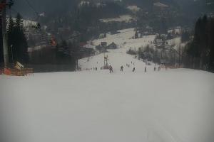 Kamera: Cieńków Widok na stok Wisła Cieńków Widok na stok