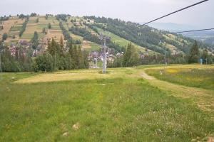 Kamera: Ski Suche Ski Suche - widok z górnej stacji Poronin Ski Suche Ski Suche - widok z górnej stacji