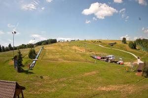 Tylicz Master Ski Widok na dolne partie ośrodka