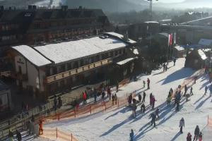 Kamera: Kotelnica Białczańska Dolna stacja, stok Białka Tatrzańska Kotelnica Białczańska Dolna stacja, stok