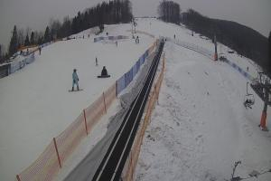 Brenna Ski Dolina Brenna Kamera 1 widok z dolnej stacji