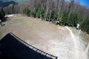 Kasina Wielka Kasina ski Górna stacja kolejki krzesełkowej