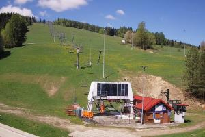 Kamera: Słotwiny Widok na stok Krynica Słotwiny Widok na stok