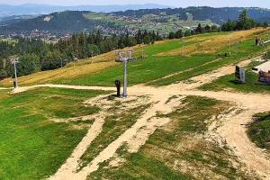 Bukowina Tatrzańska Rusiń-ski Widok na stok