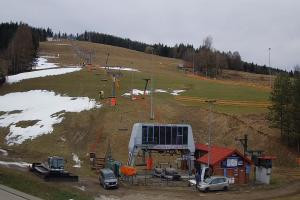 Krynica Słotwiny Widok na stok