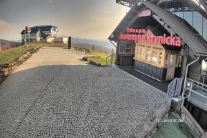Kamera: Jaworzyna Krynicka Widok na trasÄ™ dla dzieci na szczycie (1100 m n.p.m.) Krynica Jaworzyna Krynicka Widok na trasÄ™ dla dzieci na szczycie (1100 m n.p.m.)