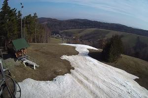 Kiczera KiczeraSki Widok na stok