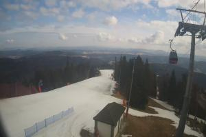 Krynica Jaworzyna Krynicka Widok ze szczytu Jaworzyny Krynickiej (1114 m n.p.m)