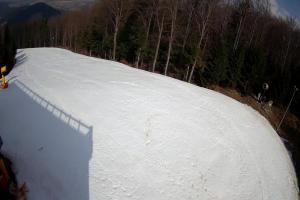 Kasina Wielka Kasina ski Górna stacja kolejki krzesełkowej