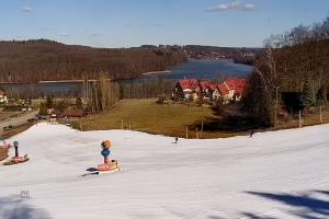 Stężyca Wieżyca Widok na stok