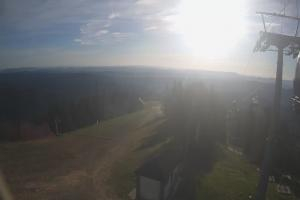 Krynica Jaworzyna Krynicka Widok ze szczytu Jaworzyny Krynickiej (1114 m n.p.m)