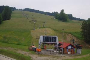 Kamera: Słotwiny Widok na stok Krynica Słotwiny Widok na stok