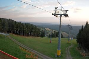Zieleniec Zieleniec Zieleniec SKI Arena - Widok z górnej stacji