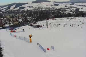 Tylicz Master Ski Widok na kolej krzesełkową