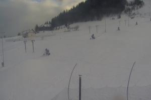 Limanowa Limanowa Ski Widok na stok