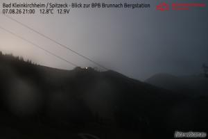 Kamera: Bad Kleinkirchheim - Spitzeck widok z Biospharenparkbahn Brunnach Spitzeck Bad Kleinkirchheim - Spitzeck widok z Biospharenparkbahn Brunnach