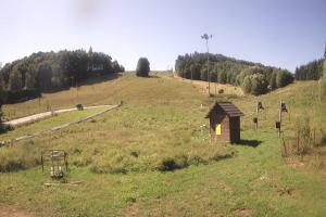 Siepraw Siepraw Ski Widok z kamery na stok w Sieprawiu