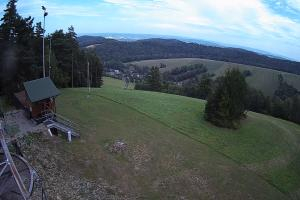 Kiczera KiczeraSki Widok na stok