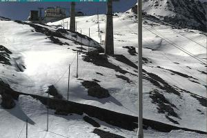 Przełecz Stelvio Passo Stelvio Widok na Górną stację Trincerone