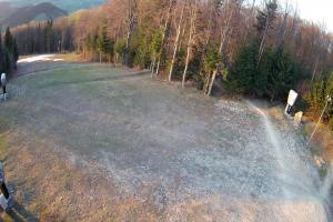 Kasina Wielka Kasina ski Górna stacja kolejki krzesełkowej
