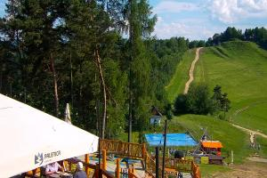Szczawnica Palenica Widok na stok