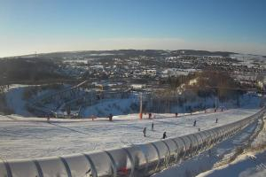 Kurzętnik Kurza Góra Kurza Góra widok na stok