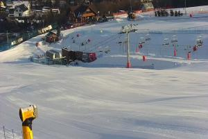 Tylicz Master Ski Widok na kolej krzesełkową