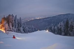 Myślenice Myślenice SN Widok z górnej stacji