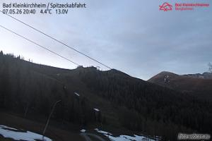 Spitzeck Bad Kleinkirchheim - Spitzeck widok z Biospharenparkbahn Brunnach