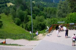 Szczawnica Palenica Widok na stok