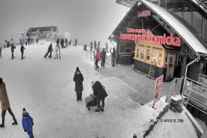 Kamera: Jaworzyna Krynicka Widok na trasÄ™ dla dzieci na szczycie (1100 m n.p.m.) Krynica Jaworzyna Krynicka Widok na trasÄ™ dla dzieci na szczycie (1100 m n.p.m.)