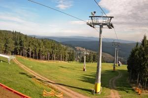 Zieleniec Zieleniec Zieleniec SKI Arena - Widok z górnej stacji